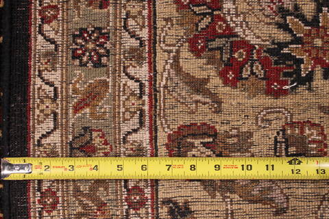 Jaipur Black Hand Knotted 100 X 142  Area Rug 301-30930 Image 5