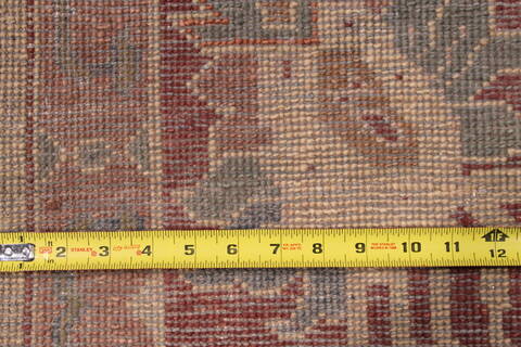 Oushak Yellow Hand Knotted 96 X 136  Area Rug 301-30936 Image 4