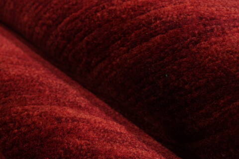 Indo-Tibetan Red Hand Knotted 97 X 139  Area Rug 301-30937 Image 5