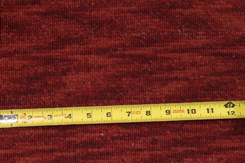 Indo-Tibetan Red Hand Knotted 97 X 139  Area Rug 301-30937 Image 6