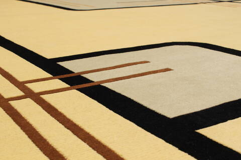 Indo-Tibetan Yellow Hand Knotted 98 X 139  Area Rug 301-30938 Image 1