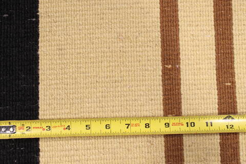 Indo-Tibetan Yellow Hand Knotted 98 X 139  Area Rug 301-30938 Image 3