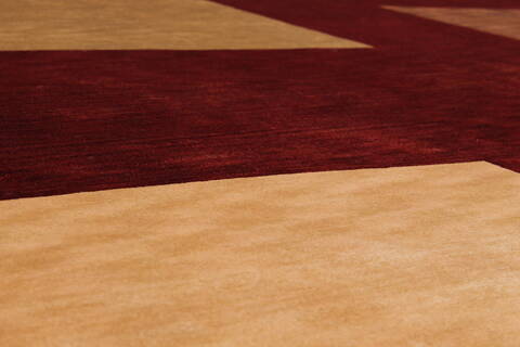 Indo-Tibetan Red Hand Knotted 99 X 1311  Area Rug 301-30941 Image 1