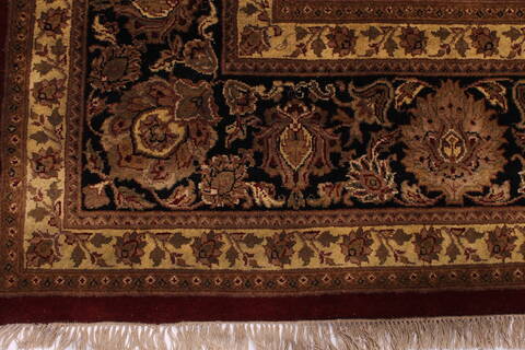 Jaipur Red Hand Knotted 100 X 143  Area Rug 301-30943 Image 1