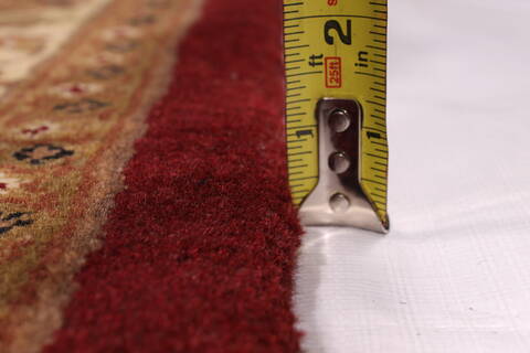 Jaipur Red Hand Knotted 100 X 143  Area Rug 301-30943 Image 6