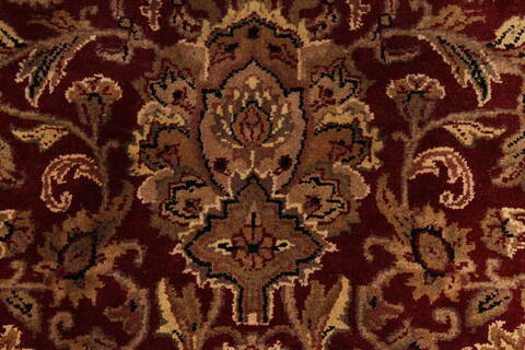 Jaipur Red Hand Knotted 100 X 143  Area Rug 301-30943 Image 9