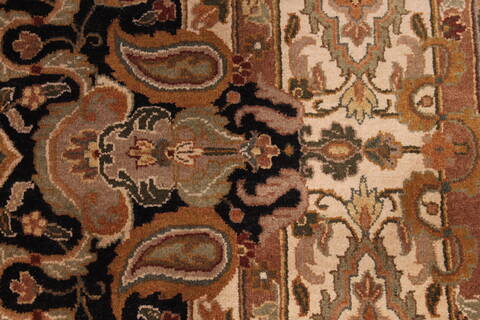 Jaipur Black Hand Knotted 101 X 1311  Area Rug 301-30945 Image 3