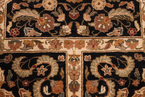 Jaipur Black Hand Knotted 101 X 1311  Area Rug 301-30945 Image 4