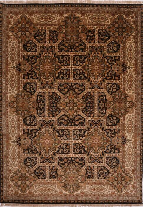 Jaipur Black Hand Knotted 101 X 1311  Area Rug 301-30945 Image 0