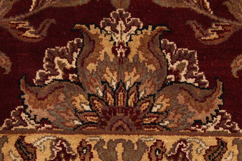 Jaipur Red Hand Knotted 120 X 150  Area Rug 301-30947 Image 6