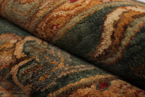 Jaipur Red Hand Knotted 120 X 1411  Area Rug 301-30950 Image 4
