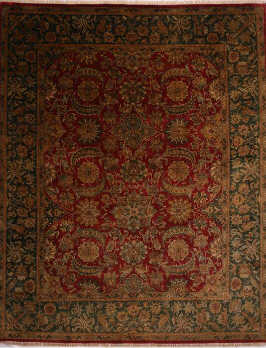 Jaipur Red Hand Knotted 120 X 1411  Area Rug 301-30950 Image 0