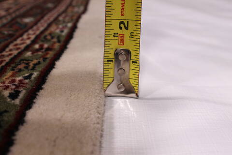 Kashan Beige Hand Knotted 121 X 150  Area Rug 301-30955 Image 5