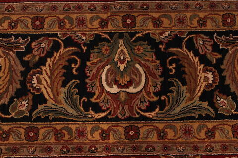 Jaipur Red Hand Knotted 121 X 150  Area Rug 301-30956 Image 11