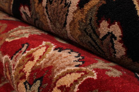 Jaipur Red Hand Knotted 121 X 150  Area Rug 301-30956 Image 5