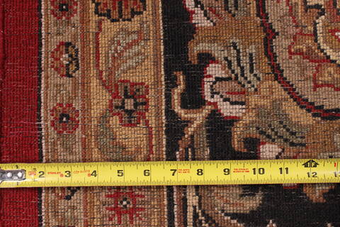 Jaipur Red Hand Knotted 121 X 150  Area Rug 301-30956 Image 6