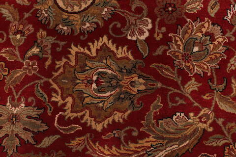Jaipur Red Hand Knotted 121 X 150  Area Rug 301-30956 Image 8