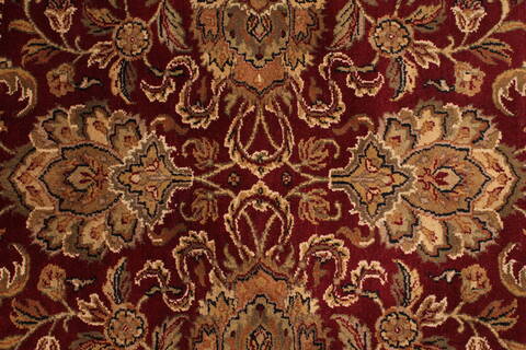 Jaipur Red Hand Knotted 121 X 149  Area Rug 301-30957 Image 3