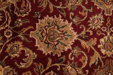 Jaipur Red Hand Knotted 121 X 149  Area Rug 301-30957 Image 9