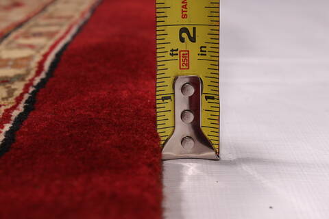 Jaipur Red Hand Knotted 120 X 151  Area Rug 301-30971 Image 10