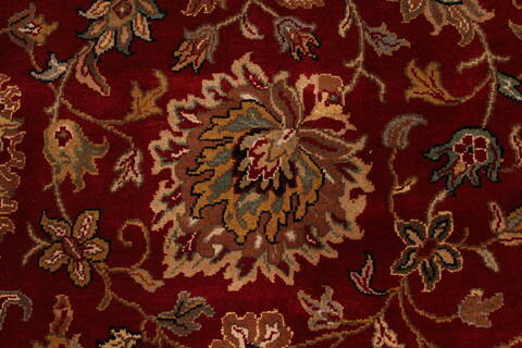 Jaipur Red Hand Knotted 120 X 151  Area Rug 301-30971 Image 4