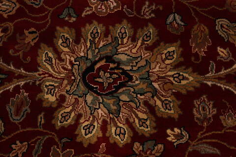 Jaipur Red Hand Knotted 120 X 151  Area Rug 301-30971 Image 5