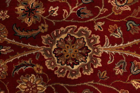 Jaipur Red Hand Knotted 120 X 151  Area Rug 301-30971 Image 6