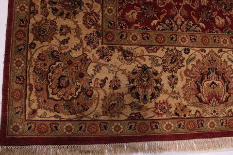 Jaipur Red Hand Knotted 120 X 150  Area Rug 301-30972 Image 1