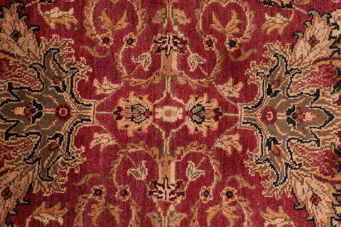 Jaipur Red Hand Knotted 120 X 150  Area Rug 301-30972 Image 3