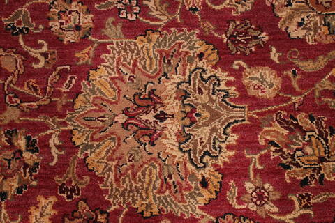 Jaipur Red Hand Knotted 120 X 150  Area Rug 301-30972 Image 4