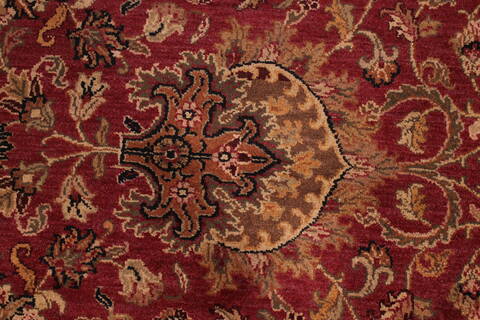 Jaipur Red Hand Knotted 120 X 150  Area Rug 301-30972 Image 6