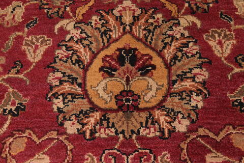 Jaipur Red Hand Knotted 120 X 150  Area Rug 301-30972 Image 7