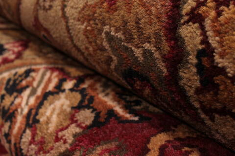 Jaipur Red Hand Knotted 120 X 150  Area Rug 301-30972 Image 9