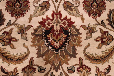 Jaipur White Hand Knotted 1110 X 153  Area Rug 301-30974 Image 6