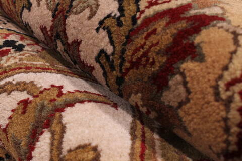 Jaipur White Hand Knotted 1110 X 153  Area Rug 301-30974 Image 8