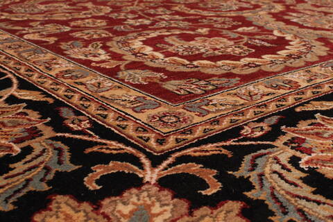 Jaipur Red Hand Knotted 120 X 1411  Area Rug 301-30975 Image 3