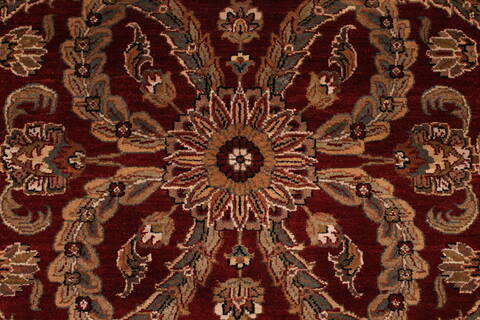 Jaipur Red Hand Knotted 120 X 1411  Area Rug 301-30975 Image 4
