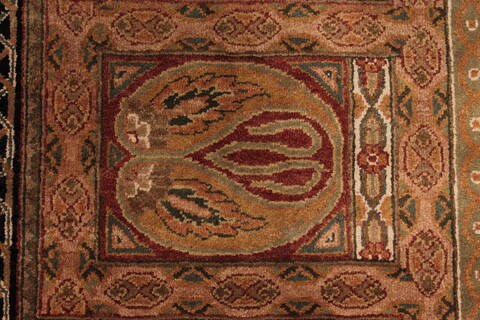 Jaipur Beige Hand Knotted 120 X 146  Area Rug 301-30978 Image 5