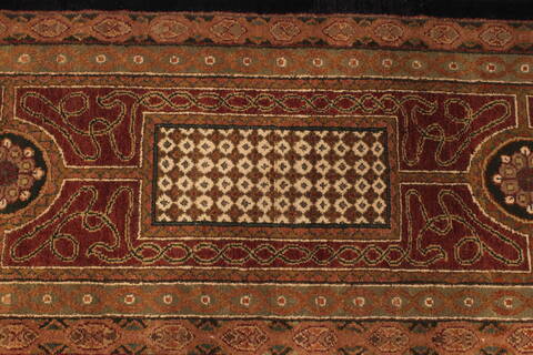 Jaipur Beige Hand Knotted 120 X 146  Area Rug 301-30978 Image 7