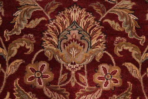 Jaipur Red Hand Knotted 1110 X 152  Area Rug 301-30979 Image 6