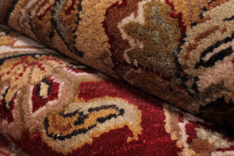 Jaipur Red Hand Knotted 1110 X 152  Area Rug 301-30979 Image 9