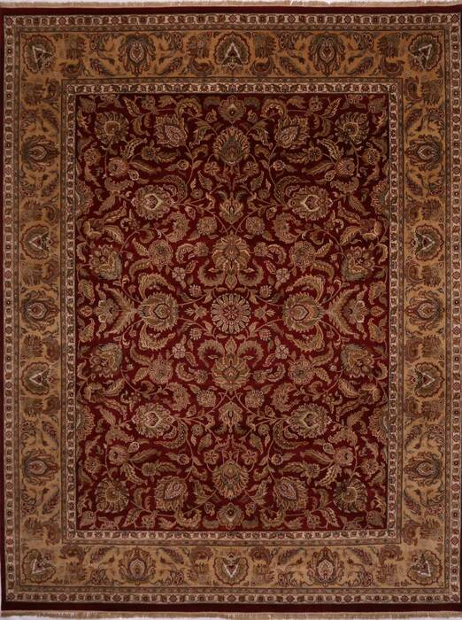 Jaipur Red Hand Knotted 1110 X 152  Area Rug 301-30979 Image 0