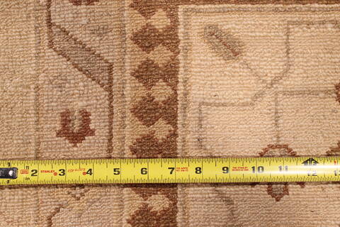 Oushak Yellow Hand Knotted 129 X 148  Area Rug 301-30991 Image 9