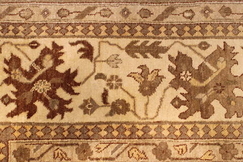 Oushak Beige Hand Knotted 126 X 156  Area Rug 301-30993 Image 8
