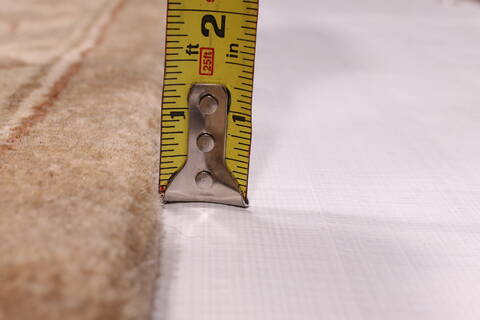 Oushak Beige Hand Knotted 126 X 154  Area Rug 301-30995 Image 11