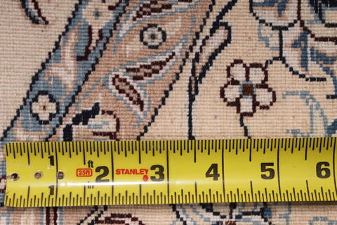 Nain Beige Round Hand Knotted 410 X 410  Area Rug 254-32025 Image 3