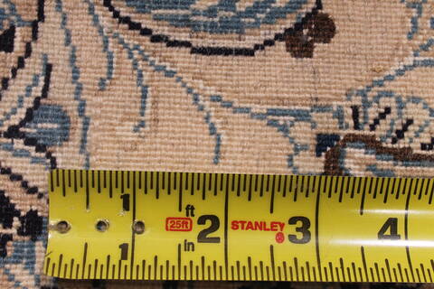 Nain Beige Round Hand Knotted 50 X 50  Area Rug 254-32027 Image 3
