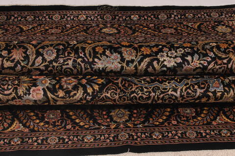 Qum Beige Hand Knotted 45 X 611  Area Rug 254-32083 Image 13