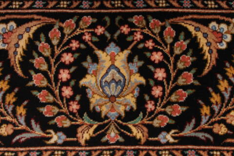 Qum Beige Hand Knotted 45 X 611  Area Rug 254-32083 Image 3