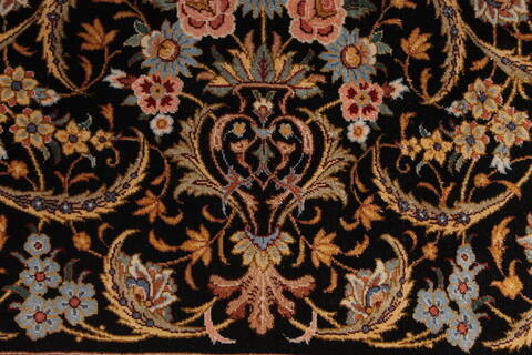 Qum Beige Hand Knotted 45 X 611  Area Rug 254-32083 Image 7